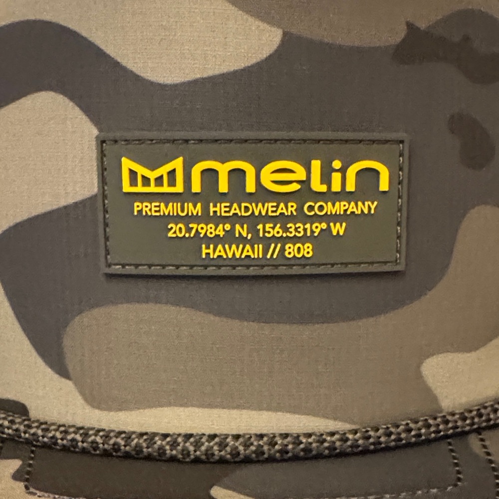 Melin Islands Collection Camo Hat with Black Accents - Picture 5 of 11